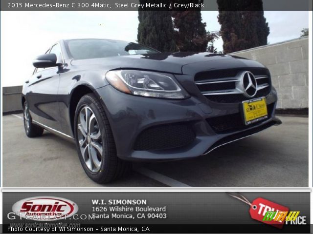 2015 Mercedes-Benz C 300 4Matic in Steel Grey Metallic
