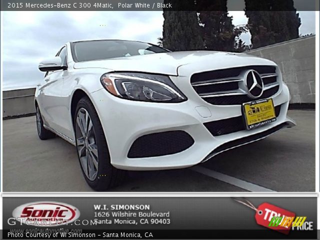 2015 Mercedes-Benz C 300 4Matic in Polar White