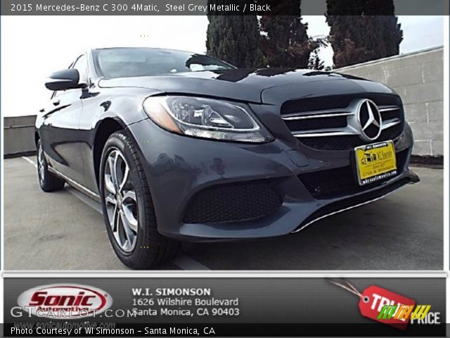 2015 Mercedes-Benz C 300 4Matic in Steel Grey Metallic
