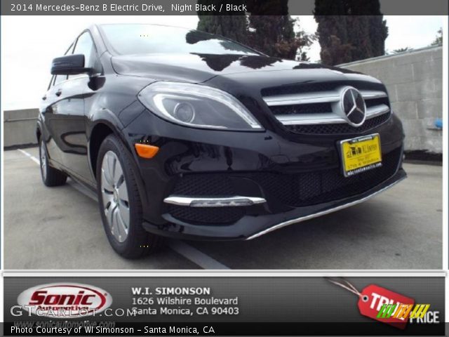2014 Mercedes-Benz B Electric Drive in Night Black