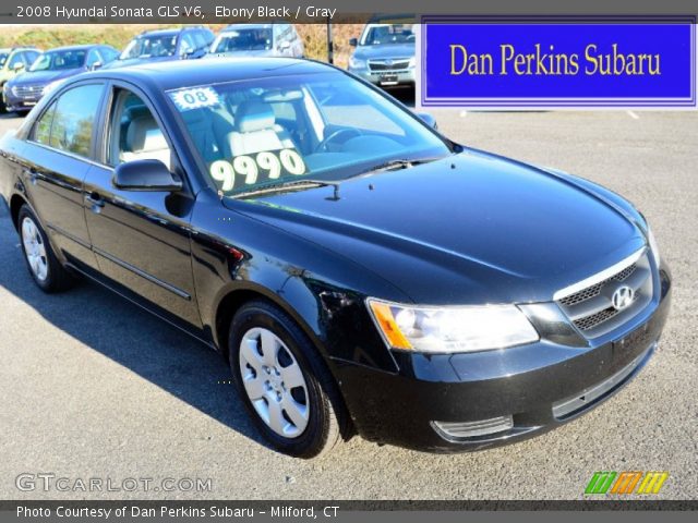2008 Hyundai Sonata GLS V6 in Ebony Black