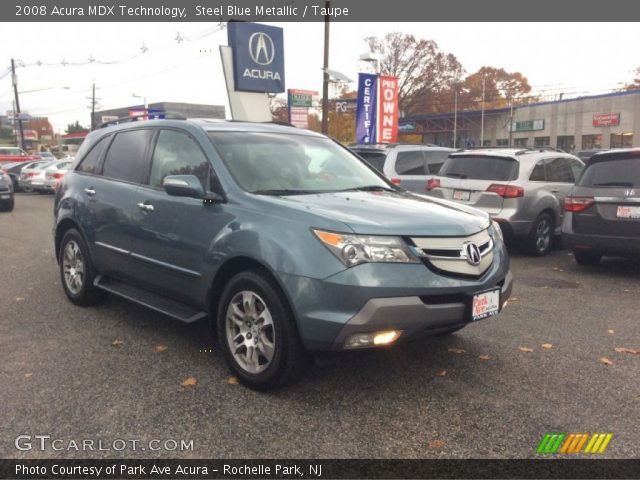 2008 Acura MDX Technology in Steel Blue Metallic