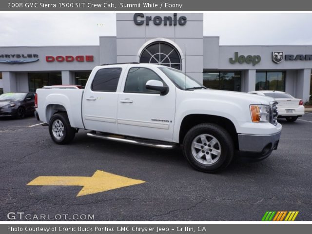 2008 GMC Sierra 1500 SLT Crew Cab in Summit White