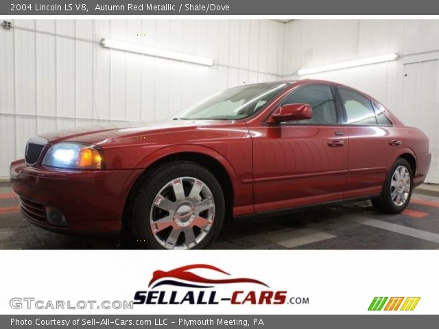 2004 Lincoln LS V8 in Autumn Red Metallic
