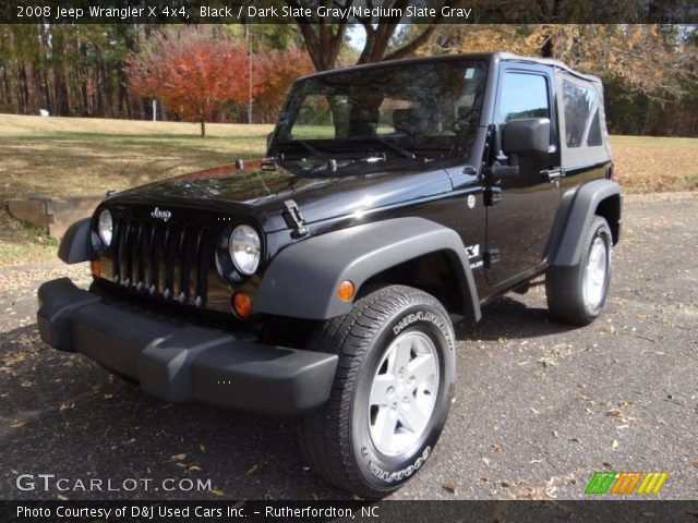 2008 Jeep Wrangler X 4x4 in Black