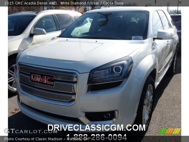 2015 GMC Acadia Denali AWD in White Diamond Tricoat