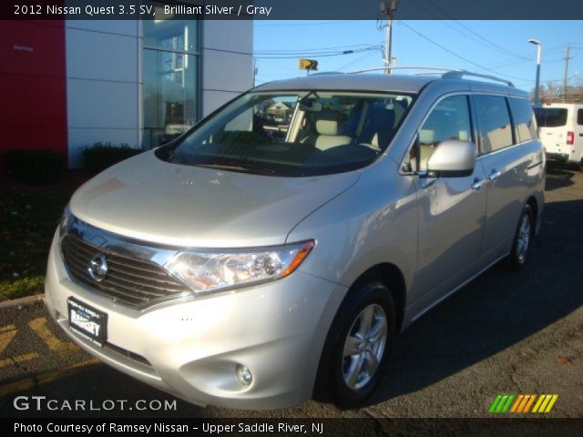 2012 Nissan Quest 3.5 SV in Brilliant Silver