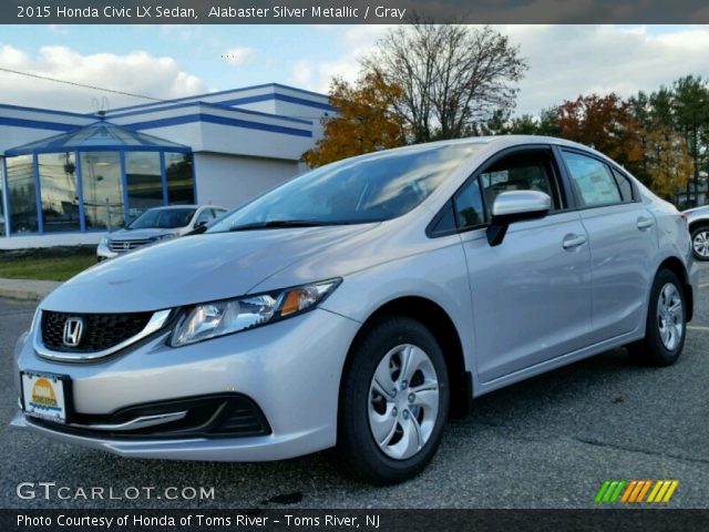 2015 Honda Civic LX Sedan in Alabaster Silver Metallic