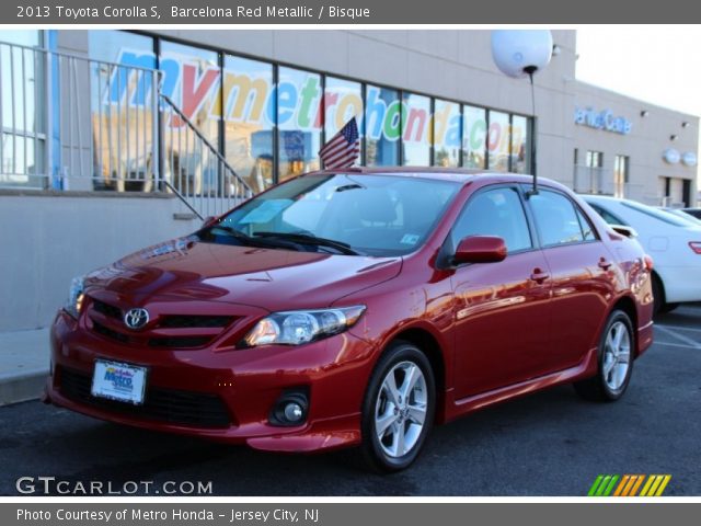 2013 Toyota Corolla S in Barcelona Red Metallic