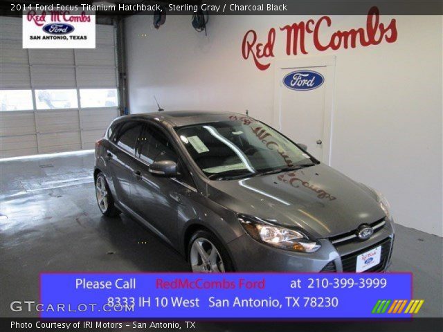 2014 Ford Focus Titanium Hatchback in Sterling Gray