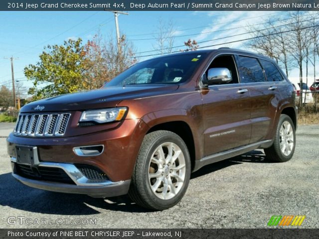 2014 Jeep Grand Cherokee Summit 4x4 in Deep Auburn Pearl
