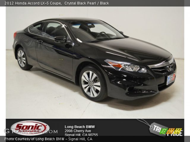 2012 Honda Accord LX-S Coupe in Crystal Black Pearl