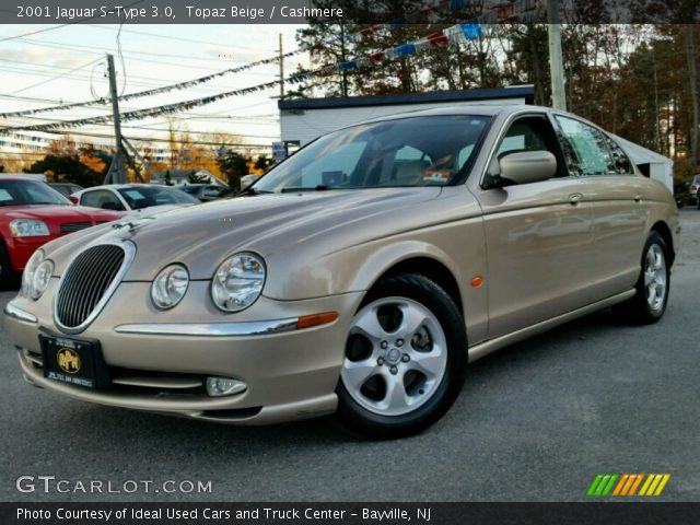 2001 Jaguar S-Type 3.0 in Topaz Beige