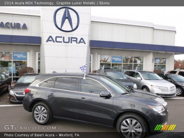 2014 Acura MDX Technology in Graphite Luster Metallic