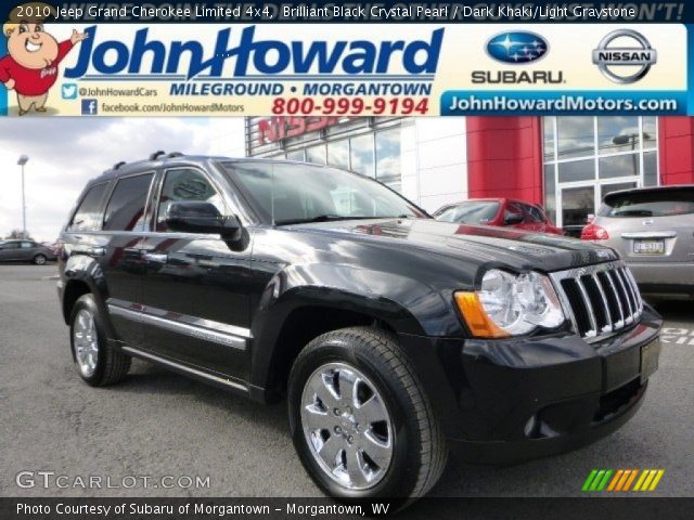 2010 Jeep Grand Cherokee Limited 4x4 in Brilliant Black Crystal Pearl