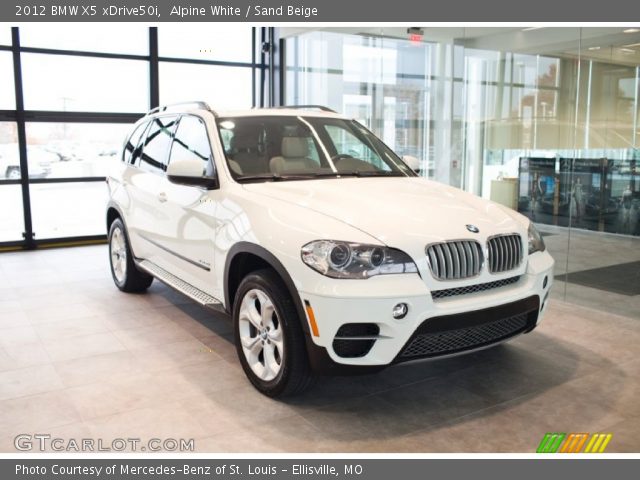 2012 BMW X5 xDrive50i in Alpine White