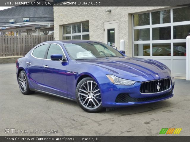 2015 Maserati Ghibli S Q4 in Blu Emozione (Blue)