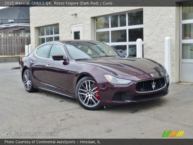 2015 Maserati Ghibli S Q4 in Rosso Folgore (Dark Red)