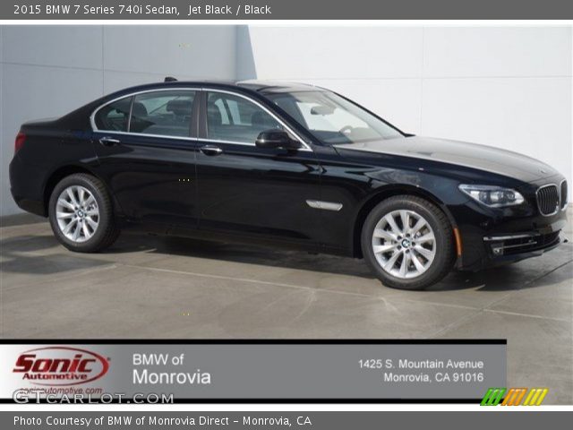 2015 BMW 7 Series 740i Sedan in Jet Black