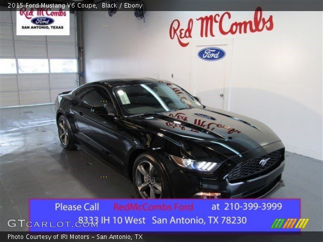 2015 Ford Mustang V6 Coupe in Black