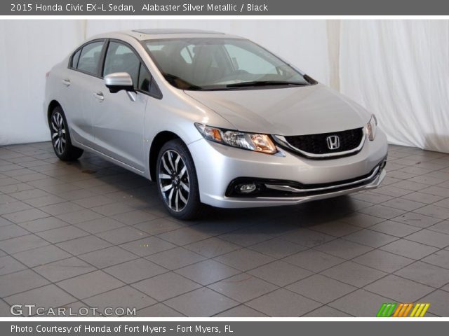 2015 Honda Civic EX-L Sedan in Alabaster Silver Metallic