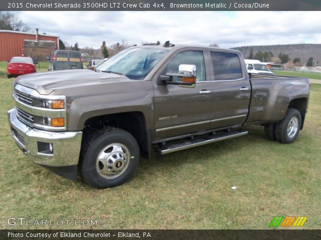 2015 Chevrolet Silverado 3500HD LTZ Crew Cab 4x4 in Brownstone Metallic