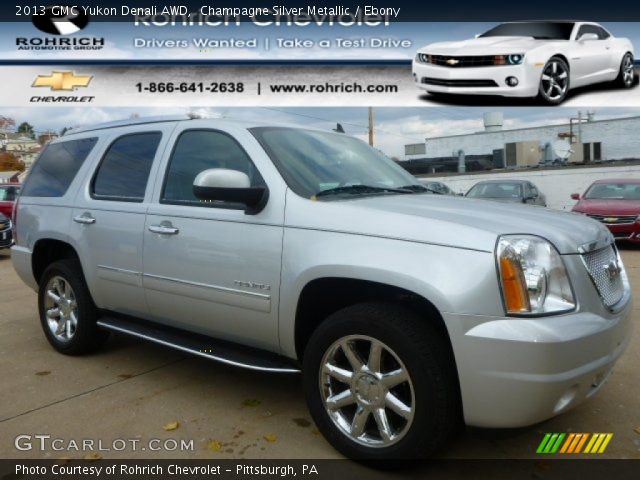 2013 GMC Yukon Denali AWD in Champagne Silver Metallic