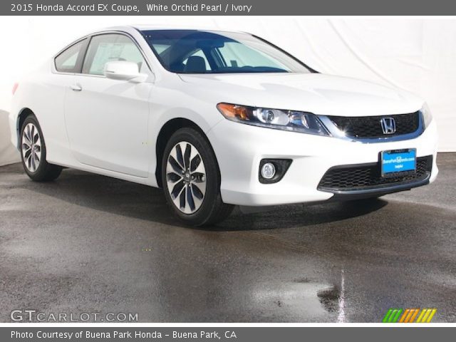 2015 Honda Accord EX Coupe in White Orchid Pearl