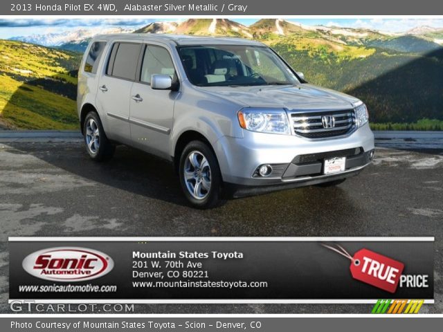 2013 Honda Pilot EX 4WD in Alabaster Silver Metallic