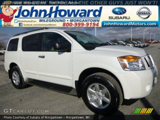 2015 Nissan Armada SV 4x4 in Pearl White