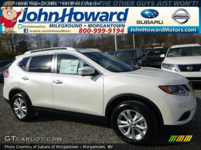 2015 Nissan Rogue SV AWD in Pearl White