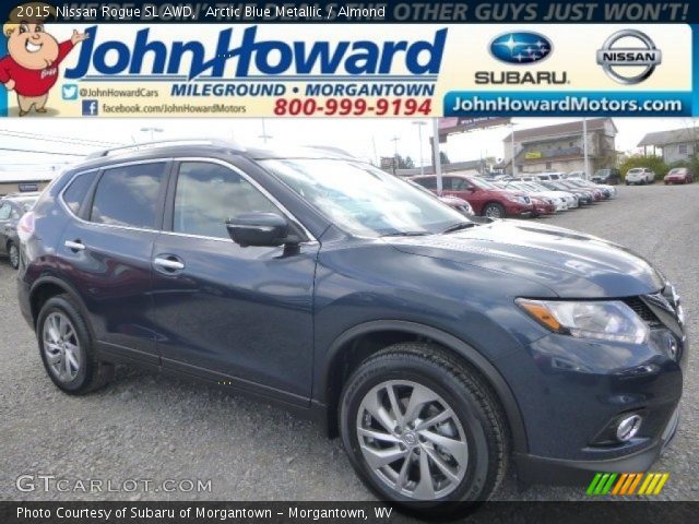 2015 Nissan Rogue SL AWD in Arctic Blue Metallic