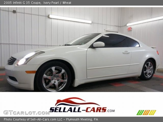 2005 Infiniti G 35 Coupe in Ivory Pearl