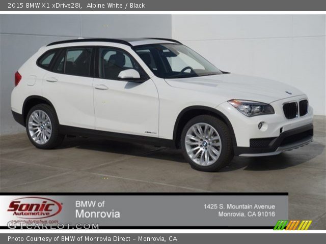 2015 BMW X1 xDrive28i in Alpine White