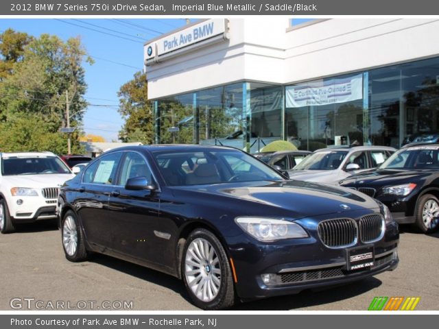 2012 BMW 7 Series 750i xDrive Sedan in Imperial Blue Metallic