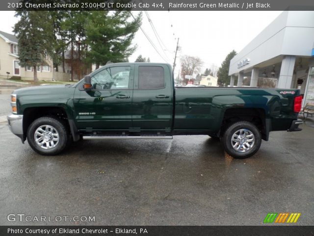 2015 Chevrolet Silverado 2500HD LT Double Cab 4x4 in Rainforest Green Metallic