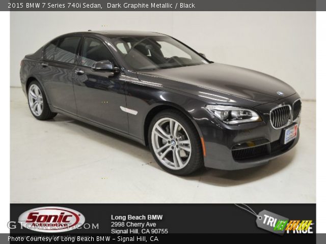 2015 BMW 7 Series 740i Sedan in Dark Graphite Metallic