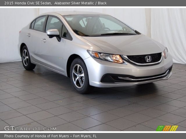 2015 Honda Civic SE Sedan in Alabaster Silver Metallic