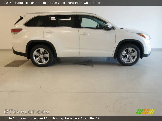 2015 Toyota Highlander Limited AWD in Blizzard Pearl White