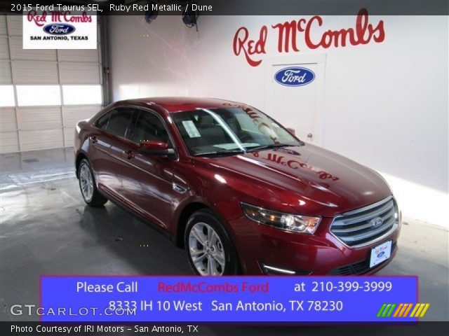 2015 Ford Taurus SEL in Ruby Red Metallic