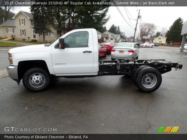 2015 Chevrolet Silverado 3500HD WT Regular Cab 4x4 Chassis in Summit White