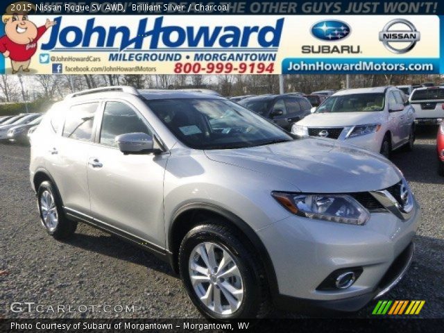 2015 Nissan Rogue SV AWD in Brilliant Silver