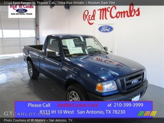 2011 Ford Ranger XL Regular Cab in Vista Blue Metallic
