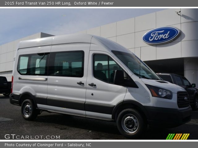 2015 Ford Transit Van 250 HR Long in Oxford White