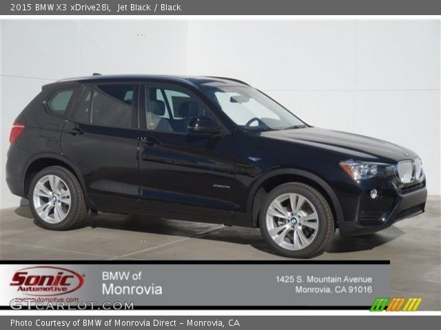 2015 BMW X3 xDrive28i in Jet Black