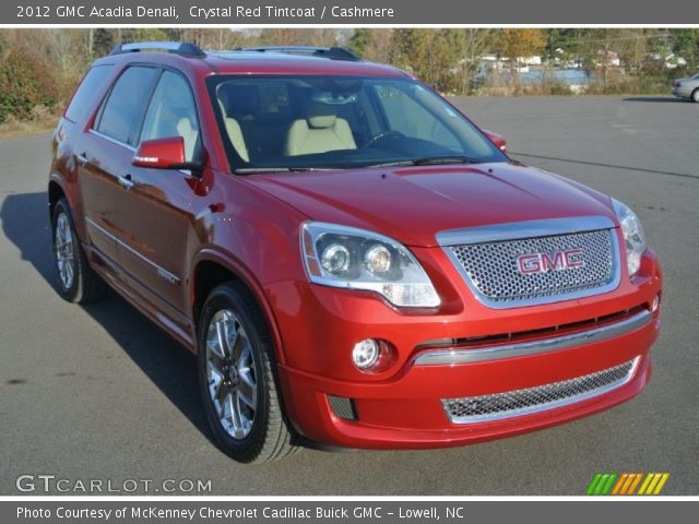 2012 GMC Acadia Denali in Crystal Red Tintcoat