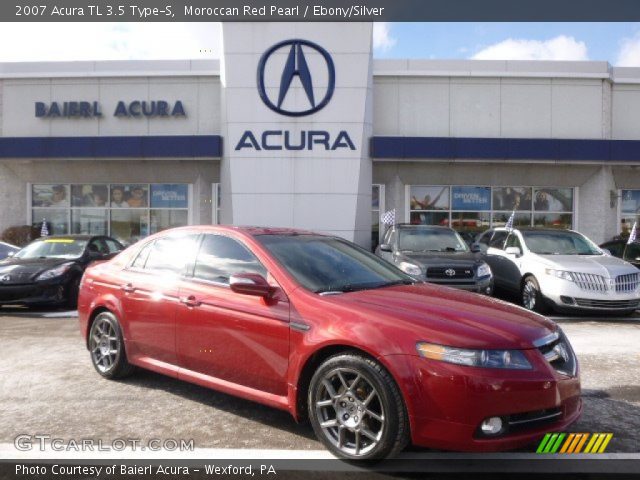 2007 Acura TL 3.5 Type-S in Moroccan Red Pearl
