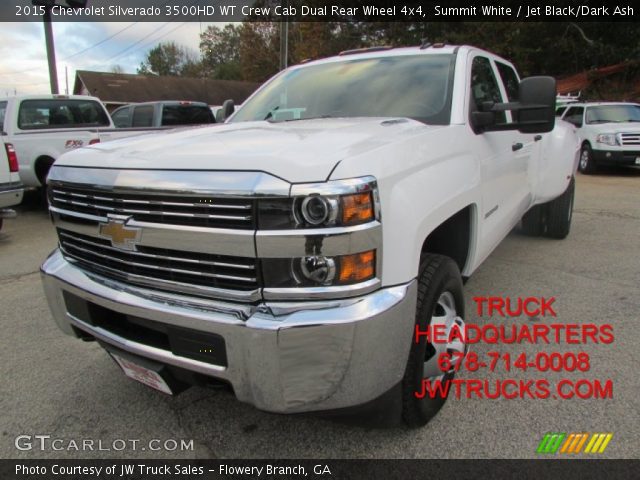 2015 Chevrolet Silverado 3500HD WT Crew Cab Dual Rear Wheel 4x4 in Summit White