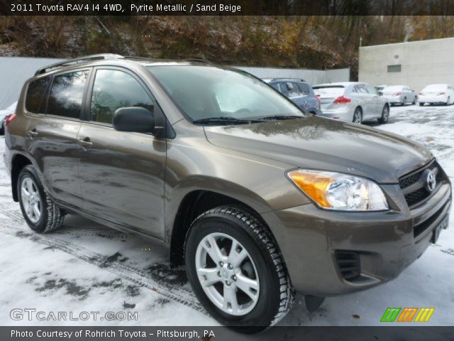 2011 Toyota RAV4 I4 4WD in Pyrite Metallic