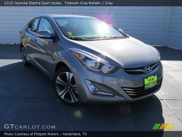 2015 Hyundai Elantra Sport Sedan in Titanium Gray Metallic